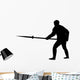 Historical Warrior Silhouette Wall Decal