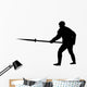 Historical Warrior Silhouette Wall Decal