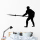 Historical Warrior Silhouette Wall Decal