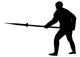 Historical Warrior Silhouette Wall Decal