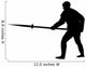 Historical Warrior Silhouette Wall Decal