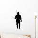 Historical Warrior Silhouette Wall Decal
