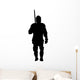 Historical Warrior Silhouette Wall Decal