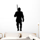 Historical Warrior Silhouette Wall Decal