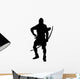 Historical Warrior Silhouette Wall Decal