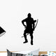 Historical Warrior Silhouette Wall Decal