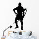 Historical Warrior Silhouette Wall Decal