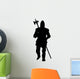 Historical Warrior Silhouette Wall Decal