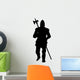 Historical Warrior Silhouette Wall Decal