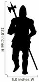 Historical Warrior Silhouette Wall Decal