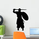Historical Warrior Silhouette Wall Decal