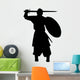 Historical Warrior Silhouette Wall Decal