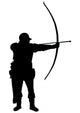 Historical Warrior Silhouette Wall Decal