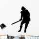 Historical Warrior Silhouette Wall Decal