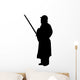 Historical Warrior Silhouette Wall Decal