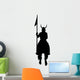 Historical Warrior Silhouette Wall Decal