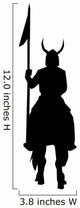 Historical Warrior Silhouette Wall Decal