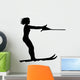 Water Skiing Silhouette Wall Decal