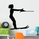 Water Skiing Silhouette Wall Decal