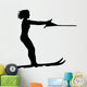 Water Skiing Silhouette Wall Decal
