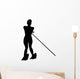 Water Skiing Silhouette Wall Decal