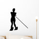 Water Skiing Silhouette Wall Decal