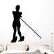 Water Skiing Silhouette Wall Decal