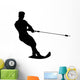Water Skiing Silhouette Wall Decal