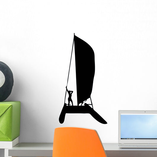 Sail Boat Silhouette Wall Decal