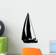 Sail Boat Silhouette Wall Decal