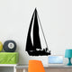 Sail Boat Silhouette Wall Decal