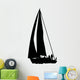 Sail Boat Silhouette Wall Decal