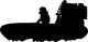 Bayou Air Boat Silhouette Wall Decal