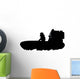 Bayou Air Boat Silhouette Wall Decal