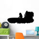 Bayou Air Boat Silhouette Wall Decal