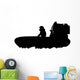 Bayou Air Boat Silhouette Wall Decal