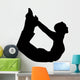 Yoga Bow Pose Woman Wall Decal