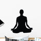 Yoga Silhouette Wall Decal