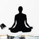 Yoga Silhouette Wall Decal