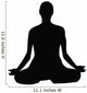 Yoga Silhouette Wall Decal