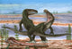 Confrontation between Two Prehistoric Wall Decal