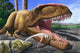 Bird Cleans Mouth Giganotosaurus Wall Decal