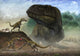 Mother Zhuchengtyrannus Magnus With Wall Decal