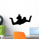 Sky Diving Silhouette Wall Decal