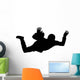 Sky Diving Silhouette Wall Decal