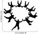 Sky Diving Silhouette Wall Decal