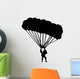 Sky Diving Silhouette Wall Decal