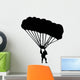 Sky Diving Silhouette Wall Decal