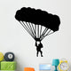 Sky Diving Silhouette Wall Decal