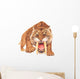 Smilodon Growling Wall Decal